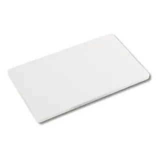 Kesper Kunstoff-Schneidebrett, Gastro-Norm 1/1, Schneideunterlage mit vielseitigen Anwendungsmöglichkeiten, Farbe: weiß - Universell