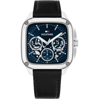 Tommy Hilfiger Herren Armbanduhr Herald 1710756 Quadratisch Quarz 39mm Gehäuse Mineralglas