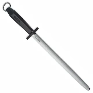 Wetzstahl 30 cm oval Feinzug - Dick Eurocut, Schwarz