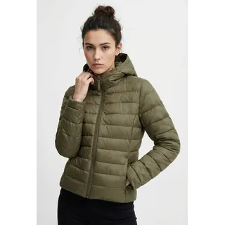 Steppjacke ONLY "ONLTAHIA LW QUILTED HOOD JKT OTW CC OTW", Damen, Gr. XS, cocoa créme, Steppware, Obermaterial: 100% Nylon, unifarben, regular fit normal, Jacken Steppjacke, Kunstfaser
