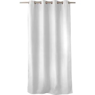 ED ENJOY HOME Floppy Verdunkelungsvorhang, Polyester, weiß, 140L X 240H cm (1 Panneaux)