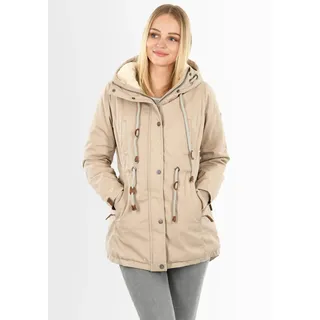 Navahoo Winterjacke Ireliaa Damen Jacke B991«, beige,