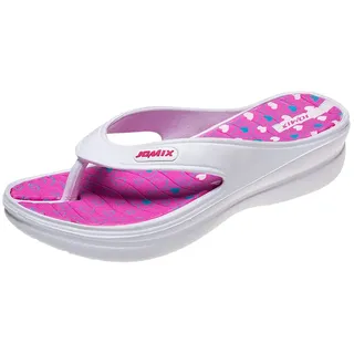 JOMIX Sommer Flip Flops Damen Dicke Sohle Zehentrenner Bunte Sandalen Badelatschen Badeschlappen Meer Pool Strand Schwimmen