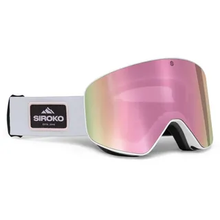 Siroko - Snowboard- und Skibrillen OTG GX Névé Skibrille Pink Multicolor - Pink/CAT3