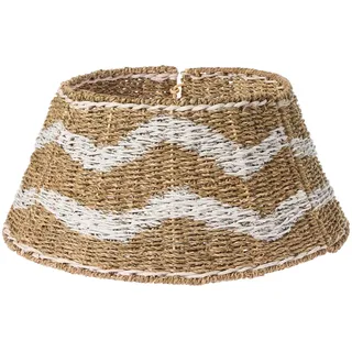 Beliani Weihnachtsbaumkragen 29 cm Naturfarben Hiver , Naturmaterialen , Rund , 29 cm , Dekoration, Weihnachtsdekoration, Christbäume & Zubehör