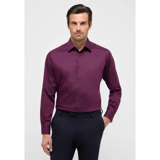 Eterna Langarmhemd »MODERN FIT« NON IRON (bügelfrei), lila