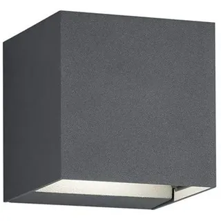 Trio Leuchten LED Außen-Wandleuchte Adaja anthrazit Up- & Downlight