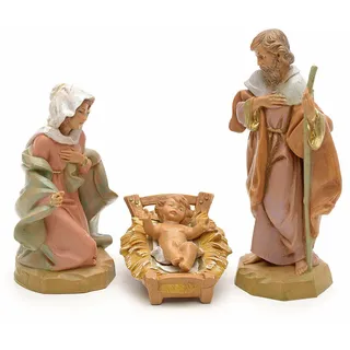 Fontanini Krippe '12 CM Drei Figuren Statuetten Krippe Harz