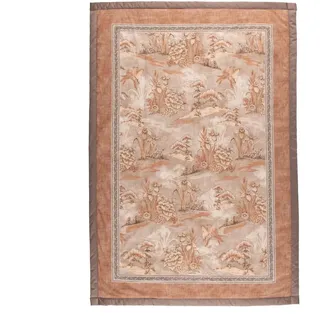 BASSETTI ACQUAFORTE Plaid aus 100% Baumwolle in der Farbe TERAKOTTA 41, Maße: 135X190 cm - 9333420