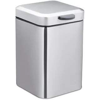 Relaxdays Kosmetikeimer 3 l Silber