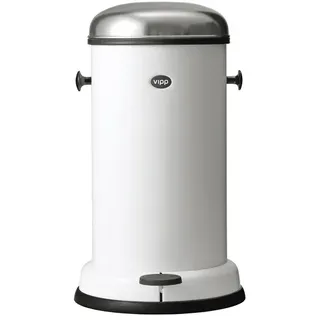 Pedalbehälter Vipp 15 Vipp weiß, Designer Holger Nielsen, 52 cm