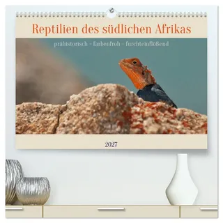 Kalender 2027 · Reptilien des südlichen Afrikas | Verschiedenste Arten dieser besonderen Tiergruppe aus den Ländern des... · DIN A2 quer · CALVENDO Premium Wandkalender