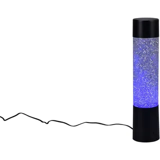 TRIO Leuchten LED Tischleuchte »GLITTER, LED Wassersäule mit RGB Farbwechsel Glitzeroptik Kinderzimmer«, 1 flammig, Leuchtmittel LED-Board   LED fest integriert, Tischlampe Wasser Farbeffekte gelb grün blau Höhe 34cm LED Kinderlampe