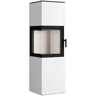 Hajduk Kaminofen Pixel XL| 7 kW| rechteckiger Kaminofen| Weiß