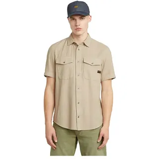 G-star Marine Slim Kurzarmhemd - Dark Brick Gd - XS