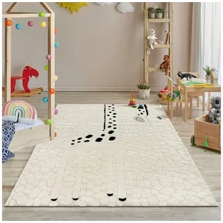 The CarPET Teppich »Everst Kids«, rechteckig, 14 mm Höhe, Kids Kinderzimmer Teppich hohe Flordichte beige