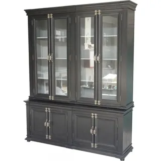 Großer Shabby Chic Landhaus Stil Schrank mit 4 Türen - Buffetschrank - Schrank Esszimmer