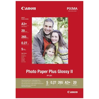 Canon Plus Glossy II PP-201 A3+ 265 g/m2 20 Blatt (2311B021)