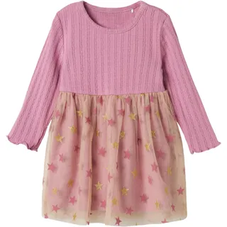 Name IT Baby - Mädchen Nbfrinnas Ls Dress Kleid (1er Pack)