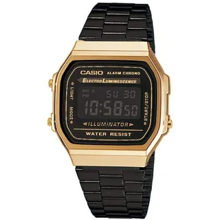 Casio Vintage Digital Edelstahl 36,3 mm A168WEGB-1BEF