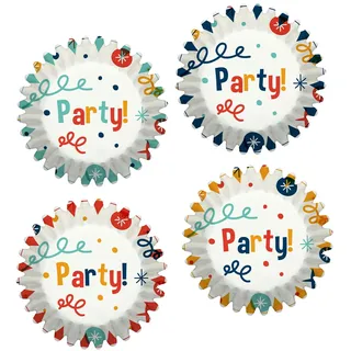 Birkmann, Mini-Papierbackförmchen, Happy Birthday, 100 Stück