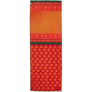 bodhi Grip¬≤ Yoga Towel Art Collection, Safari Sari, rot-gelb 1 St rot