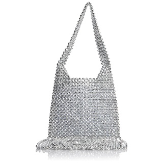 FELIPA Women's Handtasche Bag Clutch, Silber