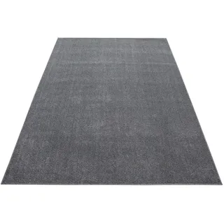 Ata Kurzflorteppich 280 x 370 cm grau