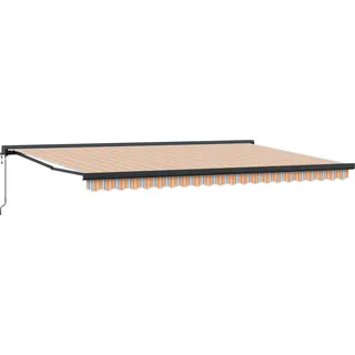 Ausziehbare Markise Mehrfarbig 500 x 300 x 165 cm - Orange