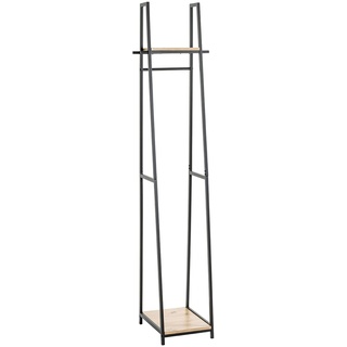 Haku-Möbel HAKU Möbel Kleiderständer 25493 eiche Metall 38,0 x 166,0 cm