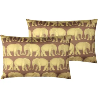 Paoletti Parade Elefant Polyester gefüllte Kissen Doppelpack