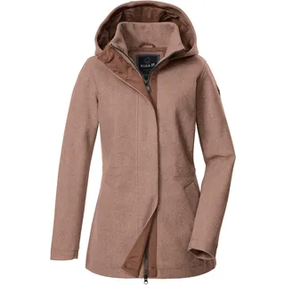 G.I.G.A. DX Damen, Jacke/Übergangsjacke Wolloptik mit Kapuze GW 78 WMN JCKT, rost, 42, 43688-000