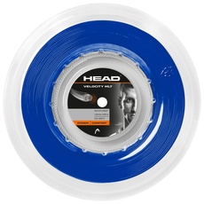 HEAD Unisex-Adult Velocity MLT Rolle Tennis-Saite, Blau, 1.30 mm / 16 g