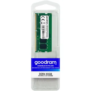 GoodRam GR3200S464L22/16G Speichermodul GB (1 x 16 GB, DDR4 3200 MHz, SO-DIMM
