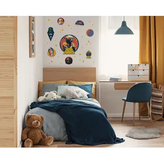 Komar Wandtattoo »Star Wars Bounty Hunters« 50 x 70 cm (Breite x Höhe) - Kinderzimmer, Wandsticker, gelb