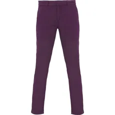 Asquith & Fox, Damen, Outdoorhose, ChinoHose (XL), Violett, XL