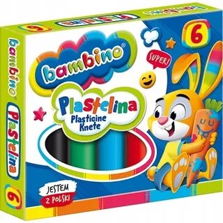 Plastilin 6 Farben 15 g TIERE für Schüler – 1 Packung