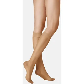 Kunert Kniestrümpfe Glatt & Softig 20 beige 39-42