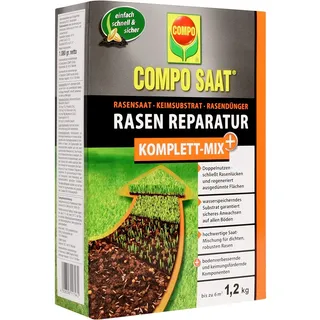 Compo Saat® Rasen-Reparatur Komplett Mix+ 1,2 kg für bis zu 6 m2