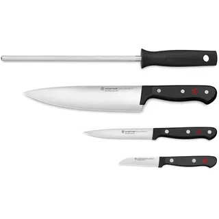 WÜSTHOF Gourmet Messerset mit 4 Artikeln, Schwarz