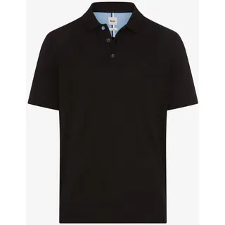 Brax - Herren Poloshirt, Style Pete (20-4500), Größe:L, Farbe:Black (02) - Schwarz
