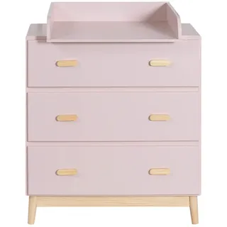 Rebecca Mobili Mobili Rebecca Wickeltisch, Rosa 42/80/100 cm - Holzwerkstoff , Rechteckig , 42x100x80 cm , Babymöbel & Kindermöbel, Babyzimmer, Wickelkommoden & Zubehör, Wickelkommoden