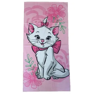 Jerry Fabrics Disney Marie Badetuch 70 x 140 cm pink