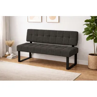 Home Affaire Polsterbank Mia Braun/Schwarz 141 x 64 x 86,5 cm