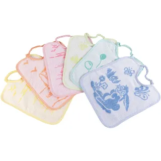 POUPY Bavaglino Mittel Neonaten Spucktuch Aus Spugna Ohne BPA Waschbar