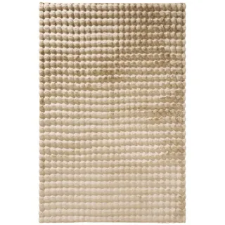 benuta nest Kunstfell-Teppich, Beige, Textil, Zeichen/Symbole/Nummern/Buchstaben, Rechteckig, 160x230 cm, wasserabweisend, Teppiche & Böden, Teppiche