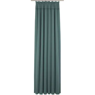 Vorhang WIRTH "Wiessee" Gr. 4, grün, B:150cm H:225cm, Jacquard, Baumwolle, Leinen, Modal, Gardinen, Vorhang