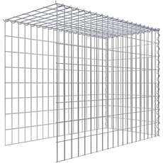 Bild Gabione, silbergrau, Maschenweite 5 10 cm