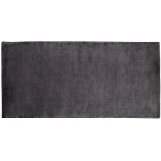 Beliani Kurzflor-Teppich Gesi II 150/80 cm , Grau , Naturmaterialen , Rechteckig , 80x150 cm , Teppiche und Böden, Teppiche, Orientteppiche