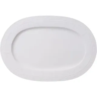 Villeroy & Boch White Pearl Platte oval 35cm